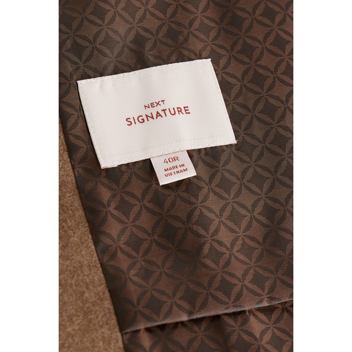 Gilet de costume zignone en flanelle texturée Signature naturel, NEXT