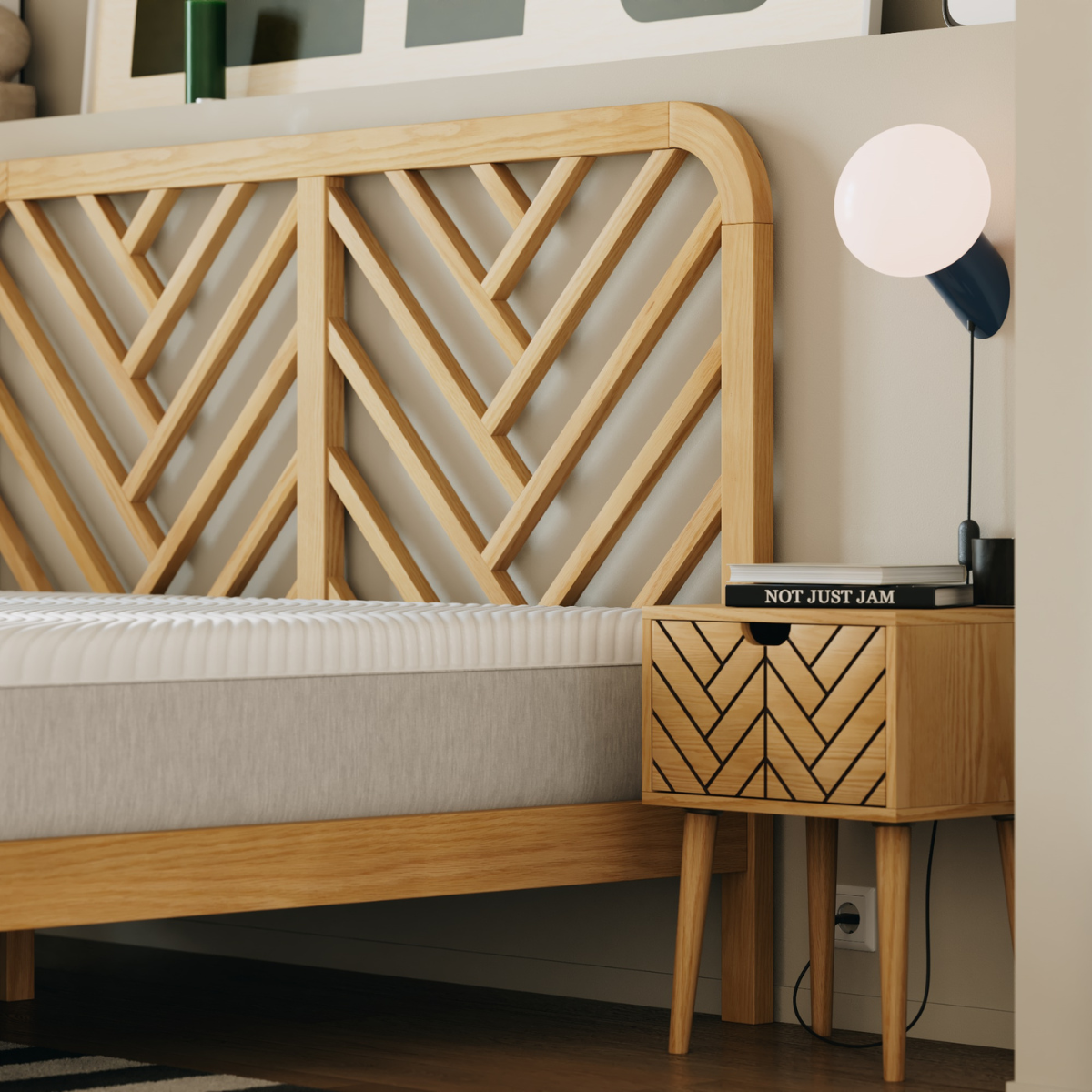 Matelas ressorts Hybride Ultime blanc, SLOME