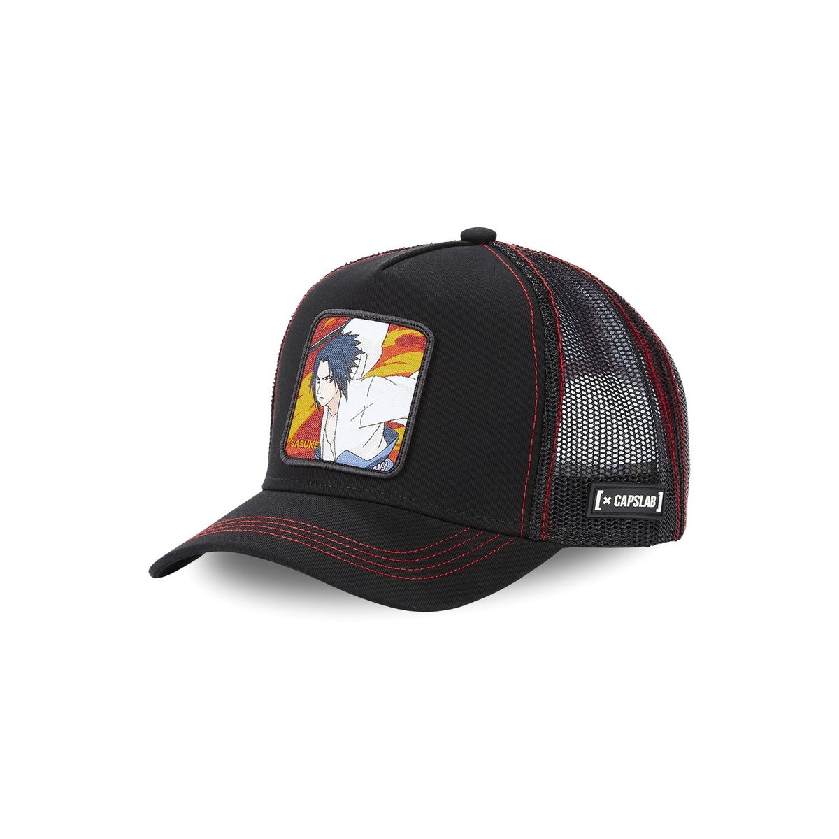 Casquette trucker Naruto Sasuke noir, CAPSLAB