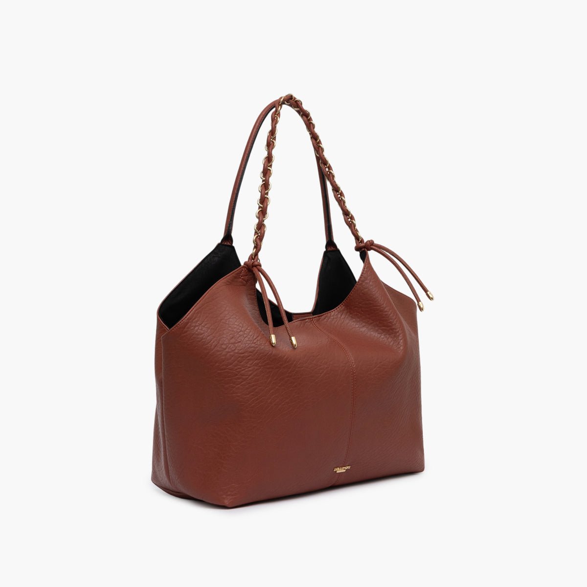 Grand sac shopper Traicy doré,brique, LOLLIPOPS