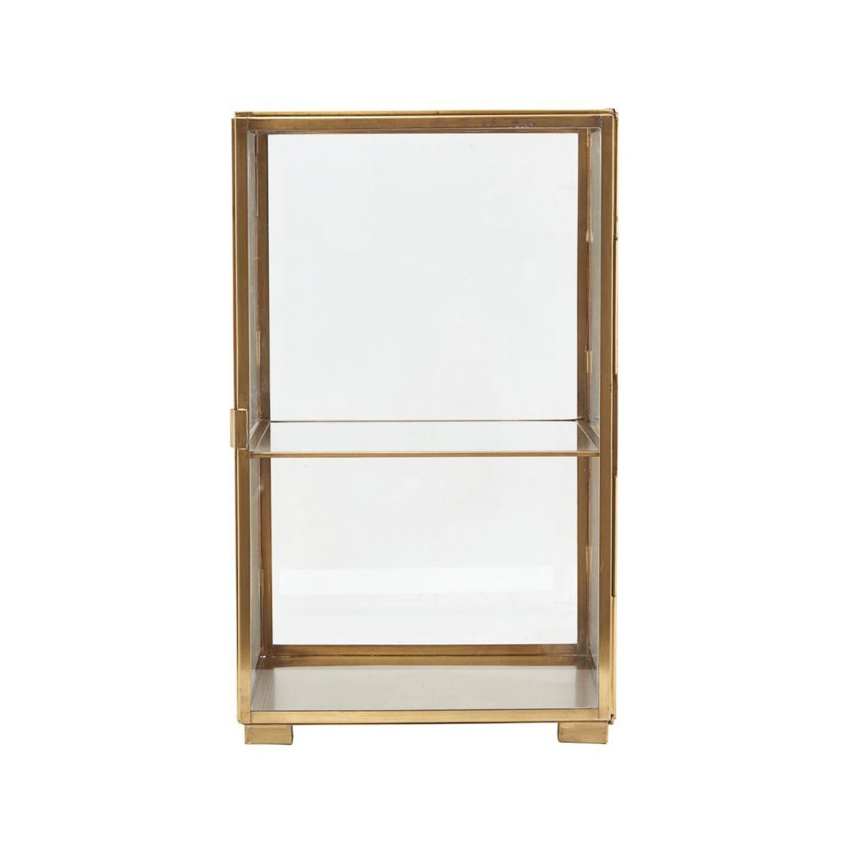 Vitrine Glass Laiton h 41 cm laiton, HOUSE DOCTOR
