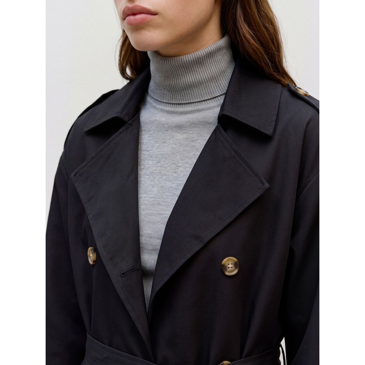 Trench Coat black 1, VERO MODA