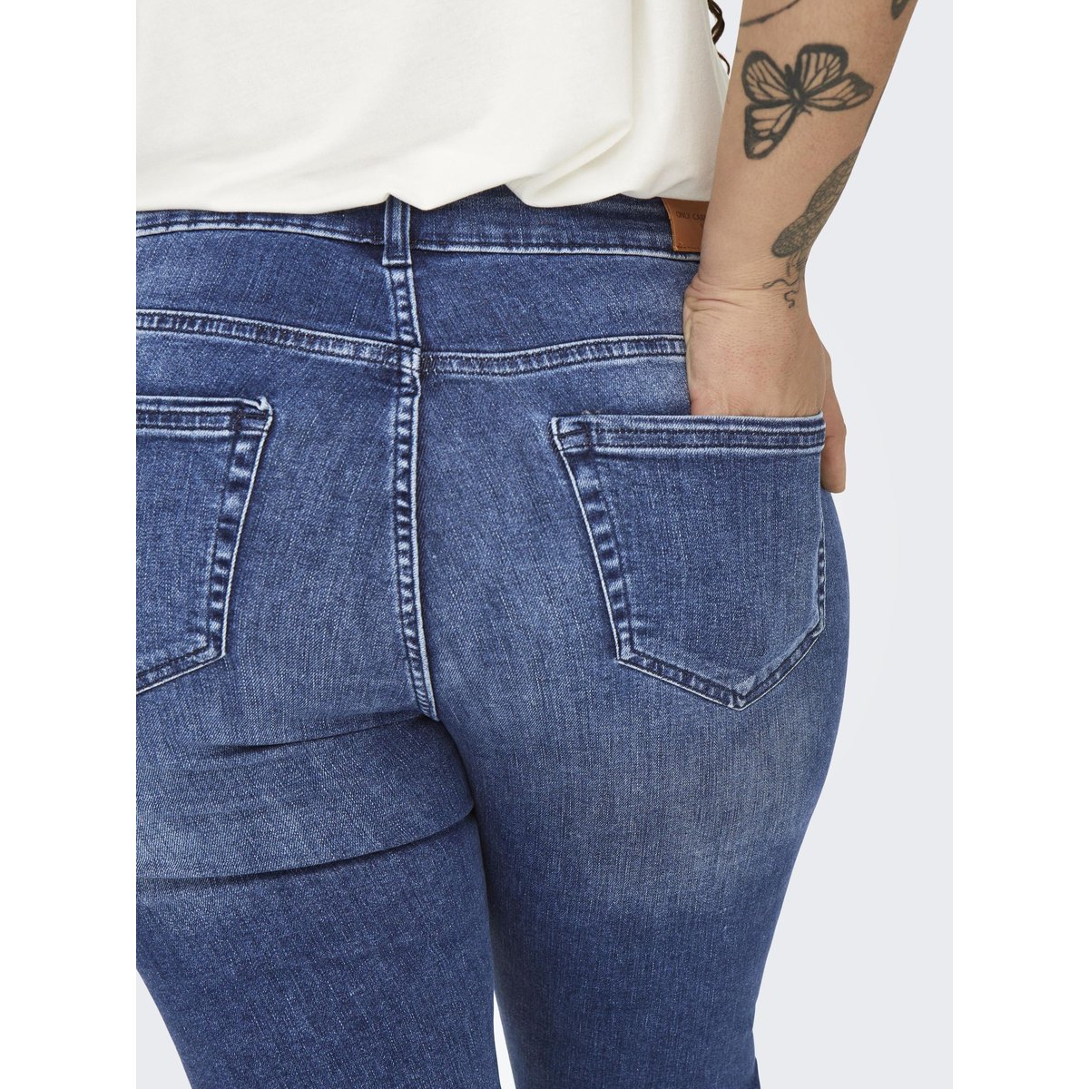 Coupe Regular medium blue denim, ONLY CARMAKOMA