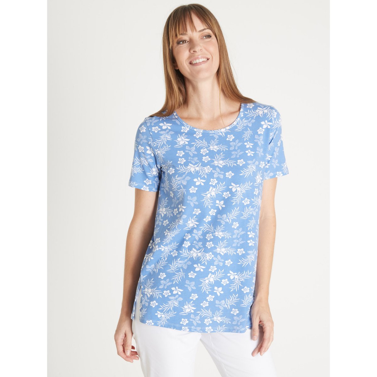 Lot de 2 tee-shirts manches courtes imprimés bleu, DAXON