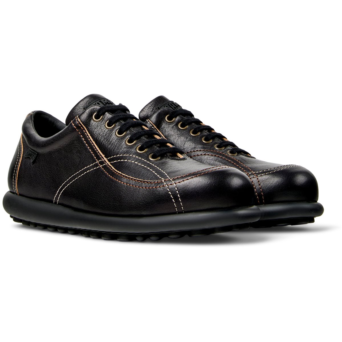 Baskets Cuir PELOTAS ARIEL HELLA TWINS noir, CAMPER
