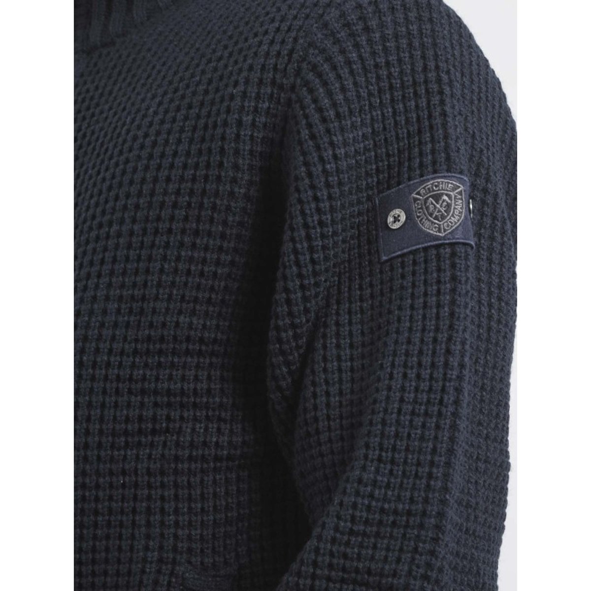 Gilet Zippé Col Montant Lunel bleu marine, RITCHIE