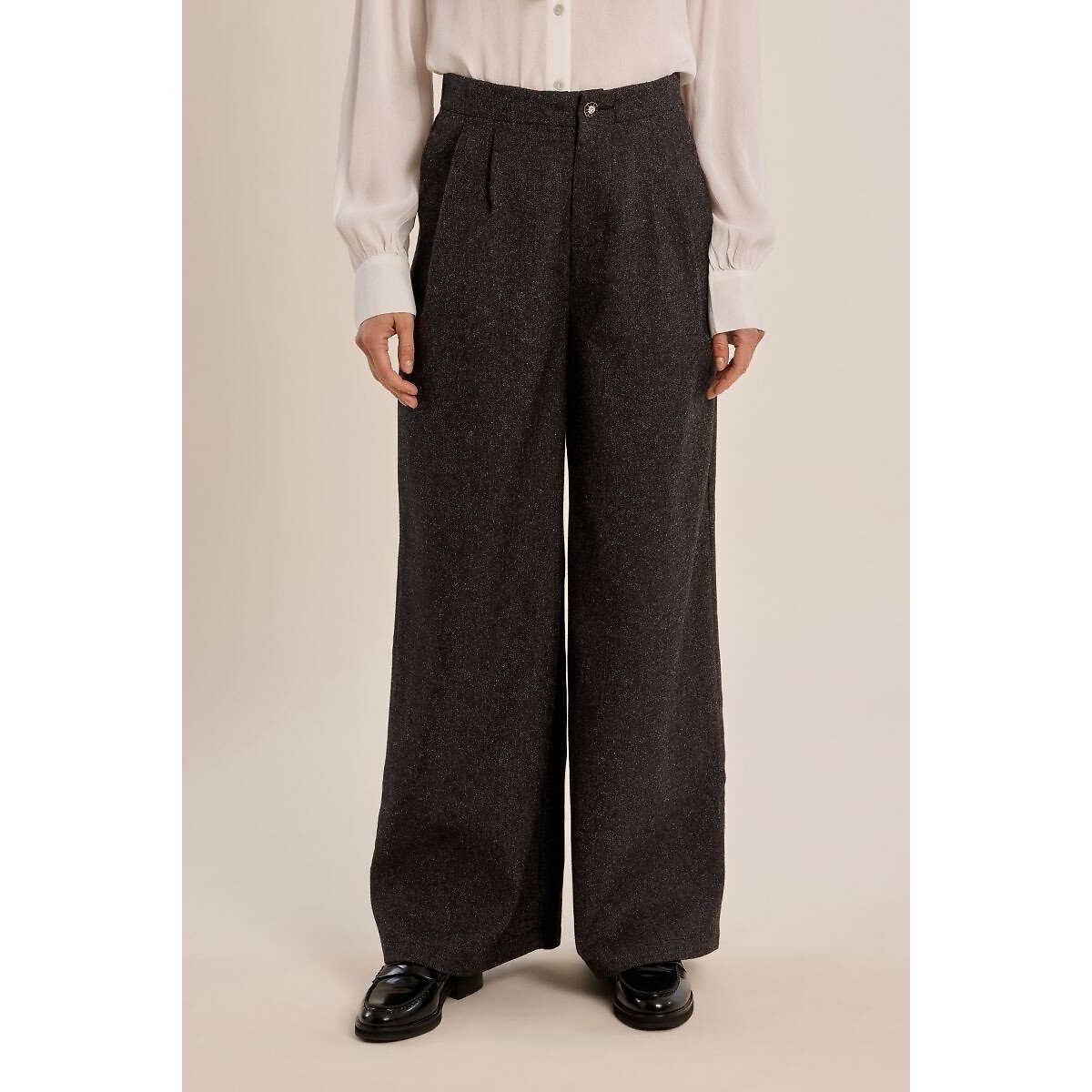 Pantaloni larghi nero , MOLLY BRACKEN