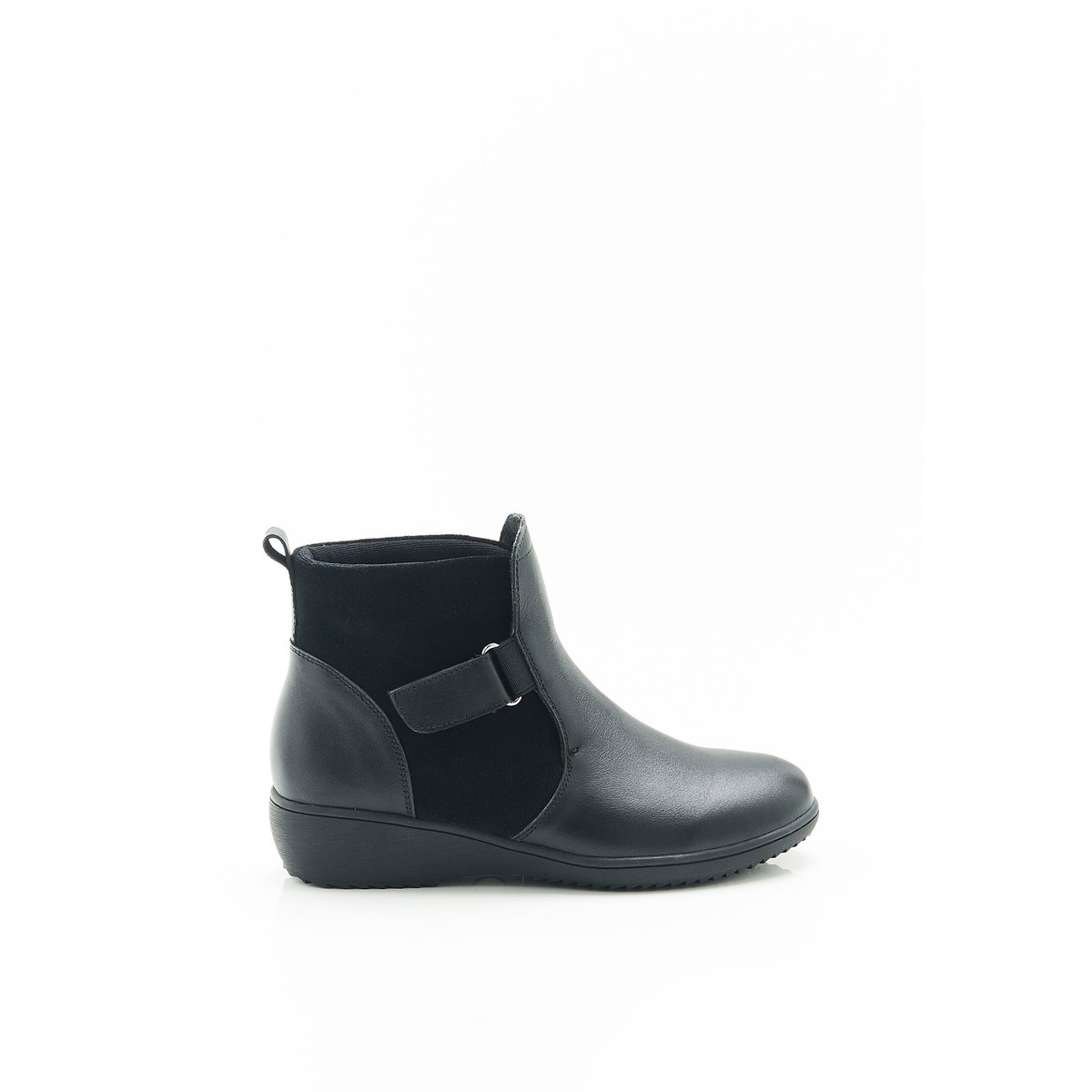 Bottines à scratchs Thermolactyl noir, DAMART