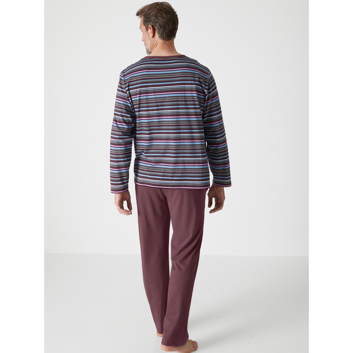 Pyjama rayé prune, DAXON