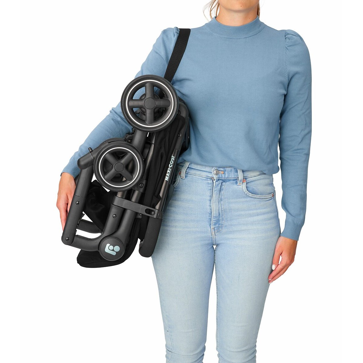 Poussette canne ultra compacte Lara 2 essential black, MAXI COSI