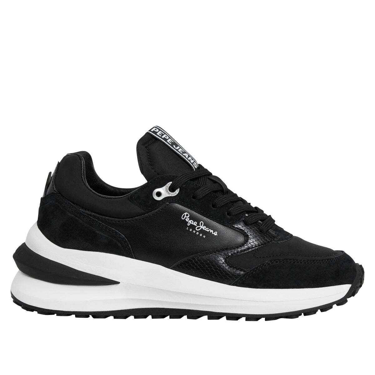 Winslow - Baskets Combinées noir, PEPE JEANS
