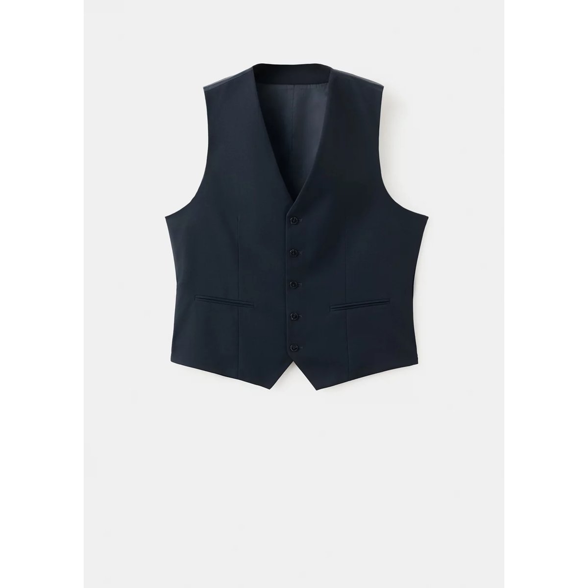 Gilet de costume Milan slim-fit bleu marine, MANGO MAN