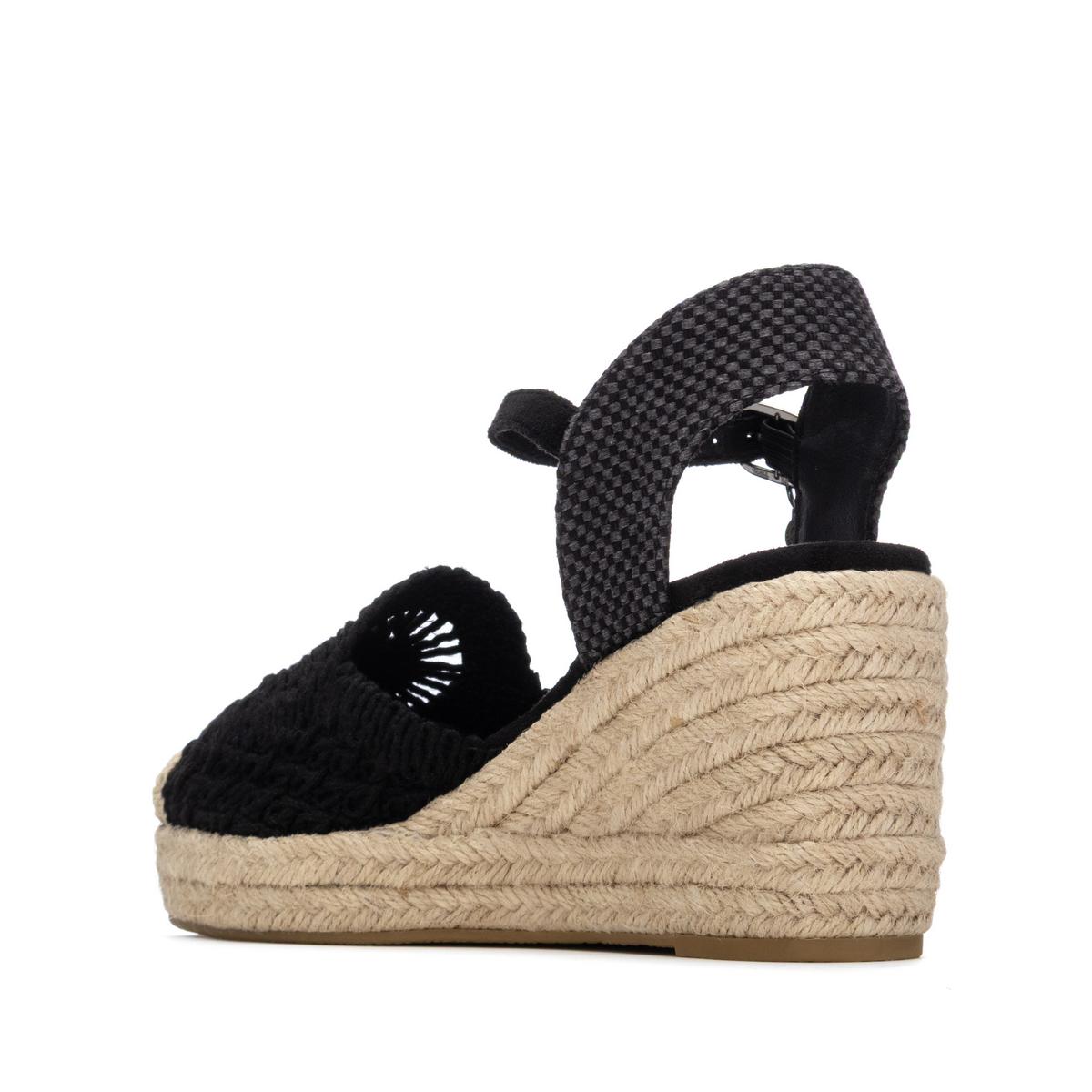 Chaussure Espadrilles Coin Décontractée Boucle noir, XTI