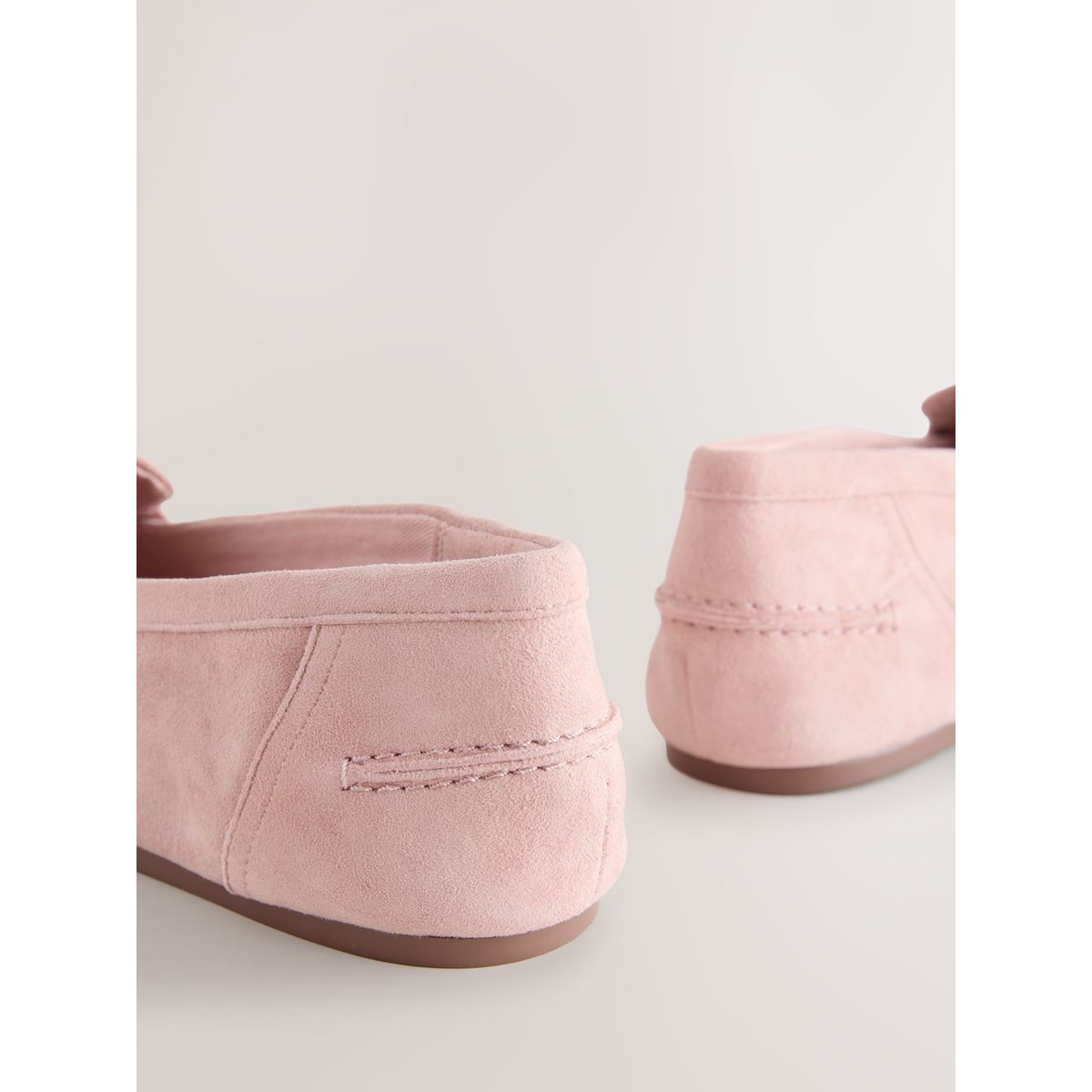 Mocassins froncés en cuir forever comfort® rose blush, NEXT