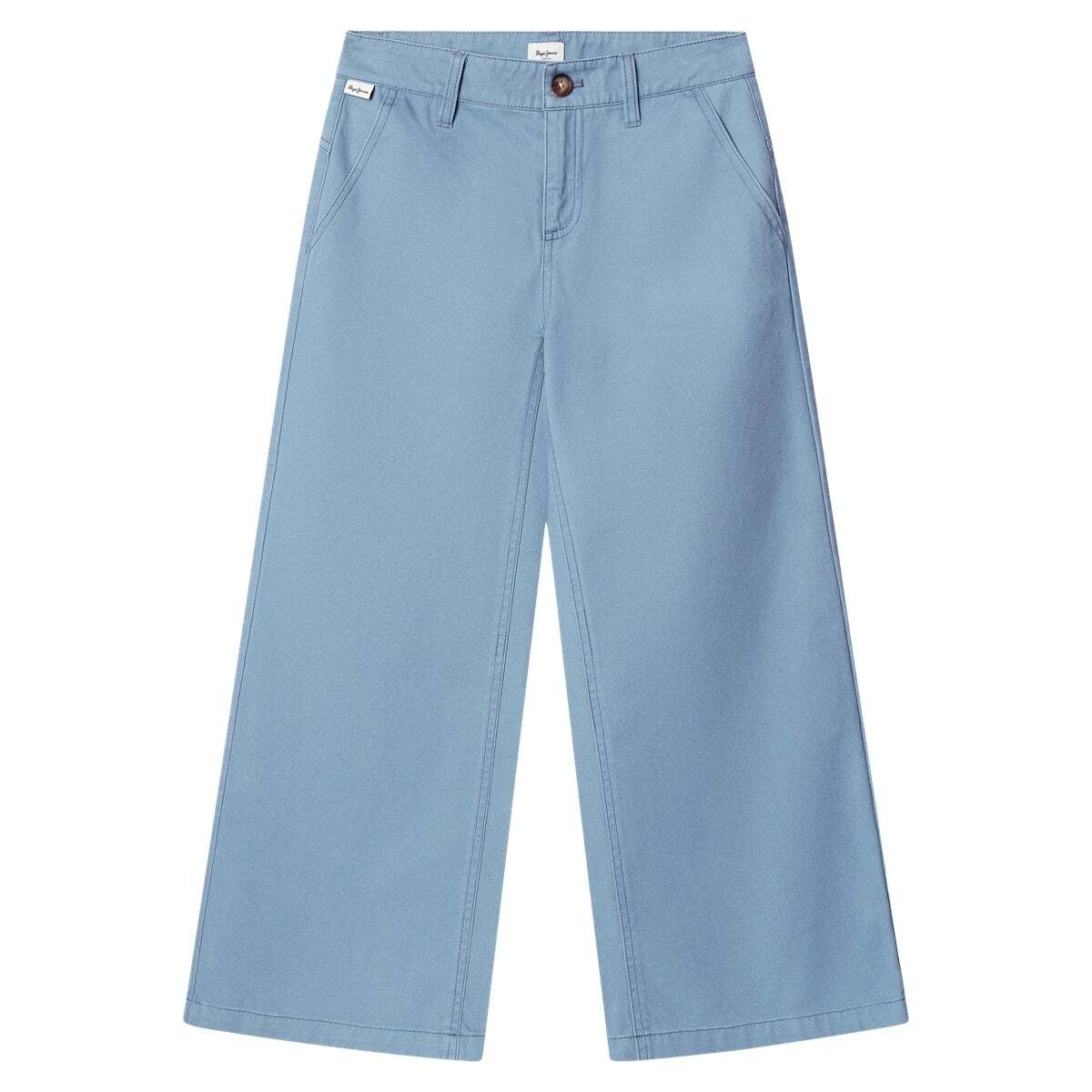 Pantalon Taille Basse Coupe Large bleu quai, PEPE JEANS