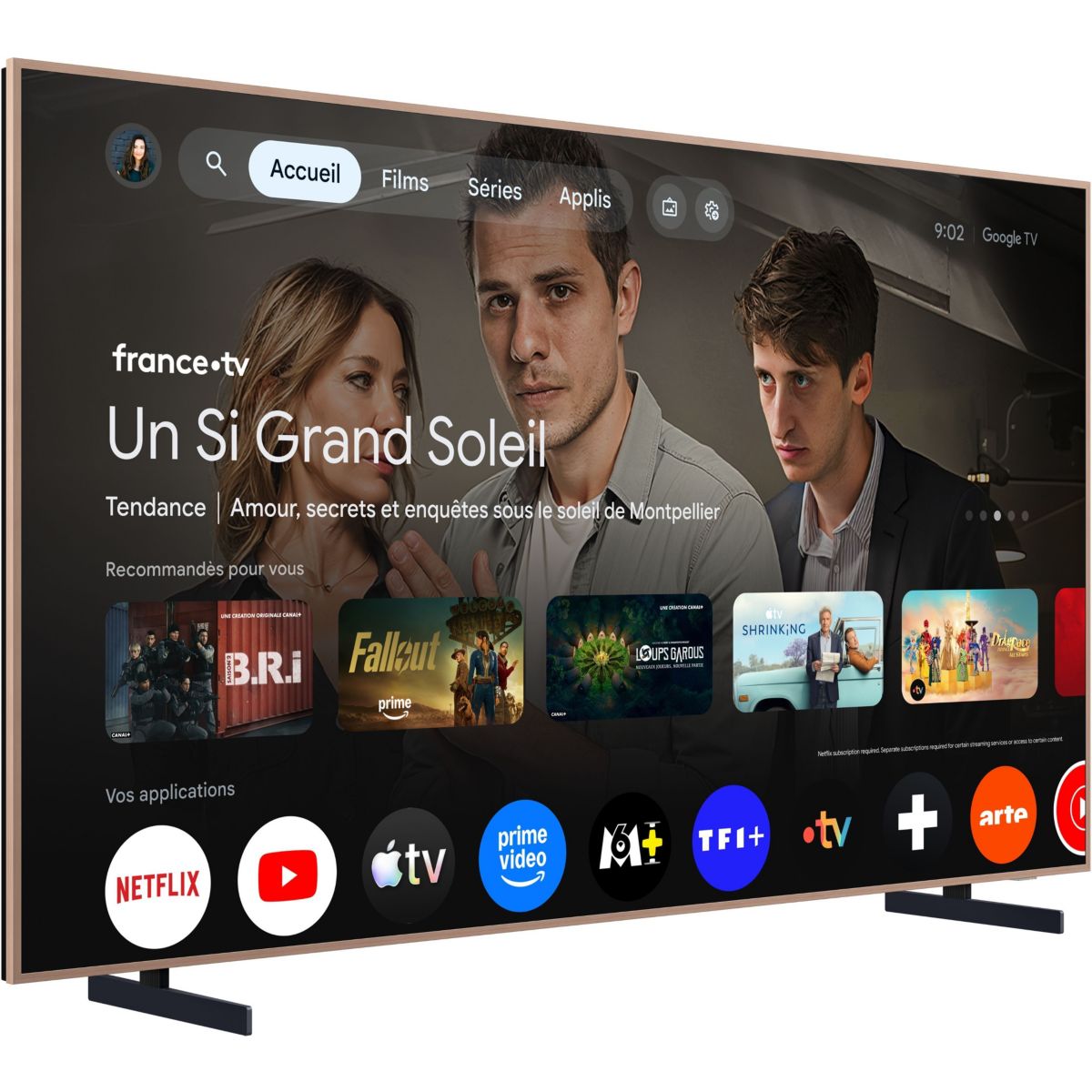 TV Mini LED 98A400 PRO (2026) 98" (249 cm) couleur unique, TCL