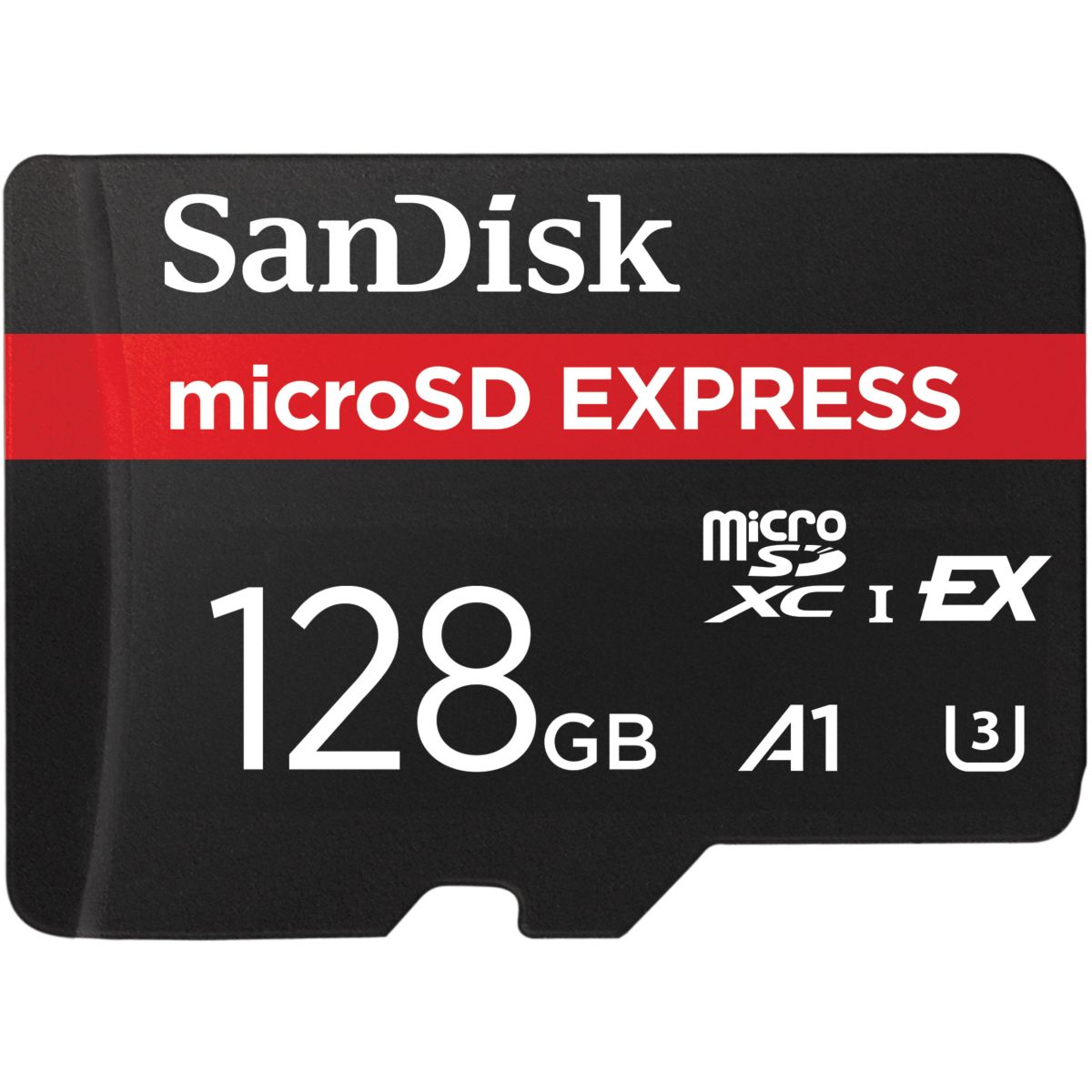 Carte Micro SD 128Go Express couleur unique, SANDISK