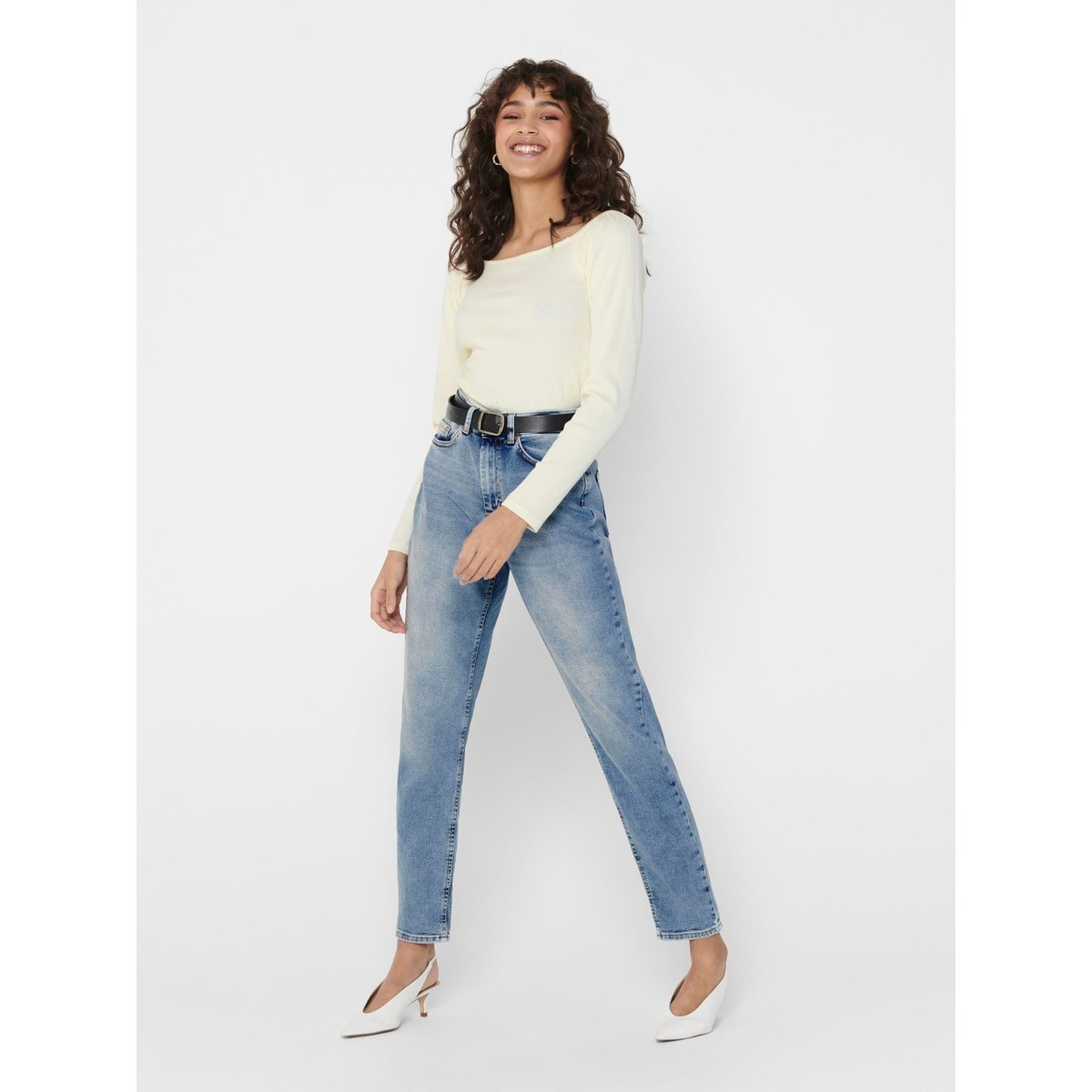 Jean Mom light blue denim, ONLY