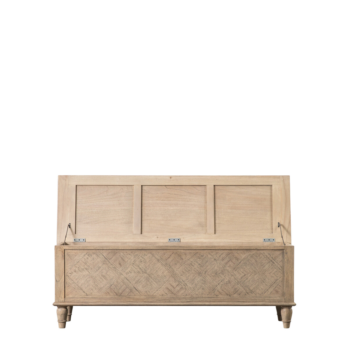 Nashik Ash Wood Parquet Hall Storage Bench natural, ÉDITÉ