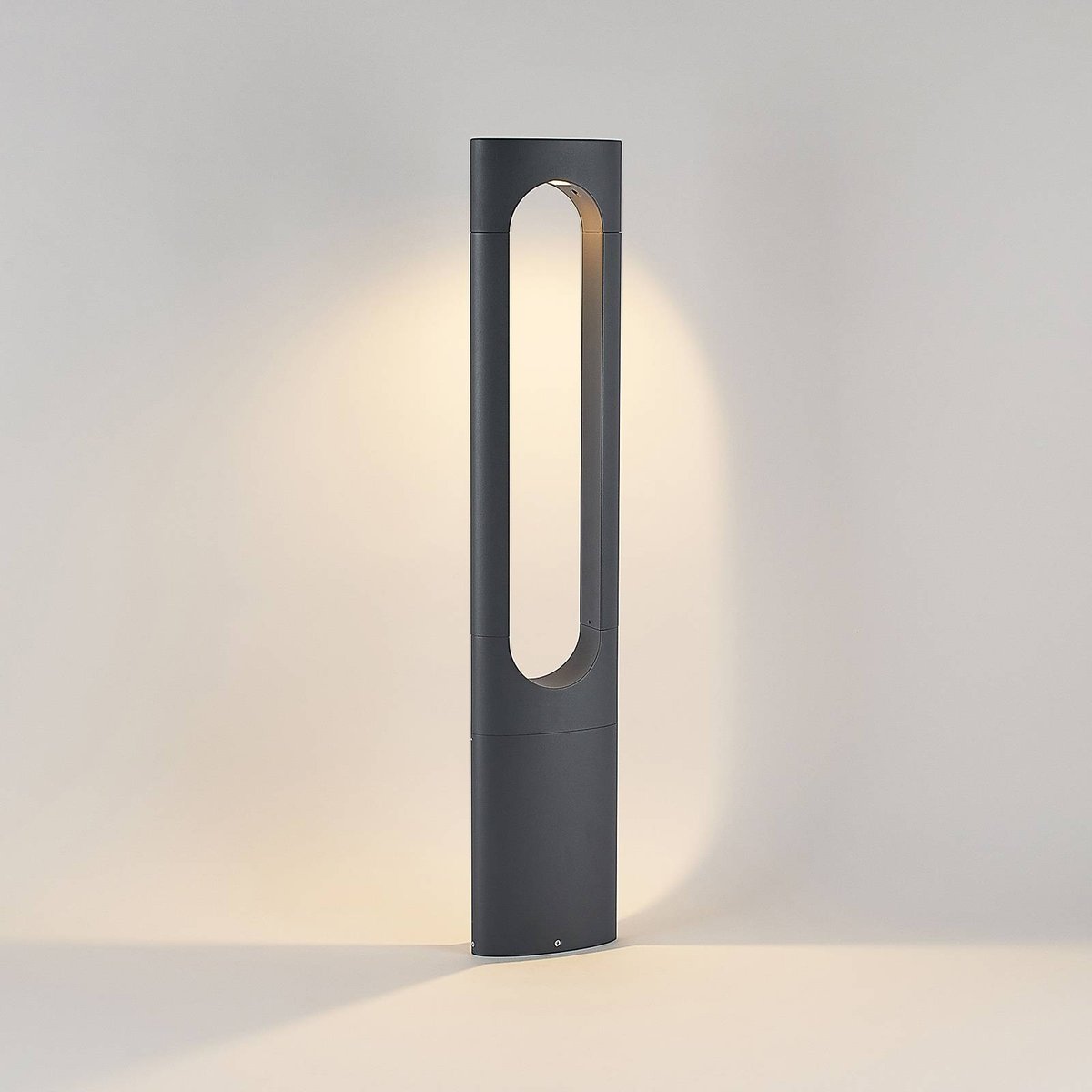 Luminaire extérieur en aluminium moderneLED anthracite, LUCANDE