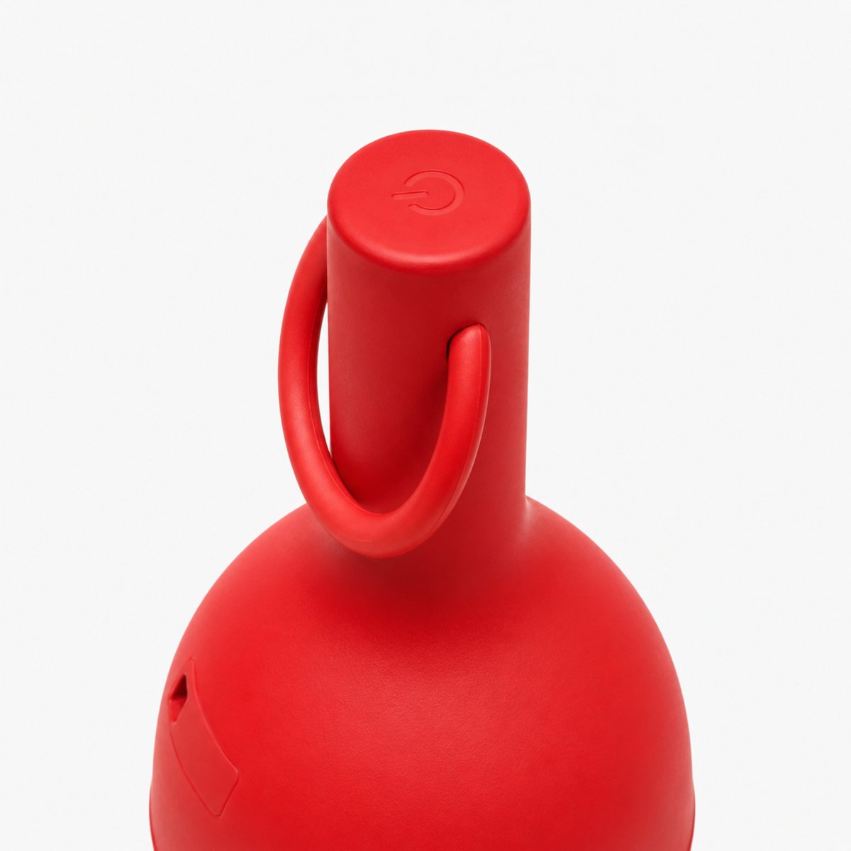 Lampe nomade en plastique - ELO blanc et rouge, MAISON PAVANE