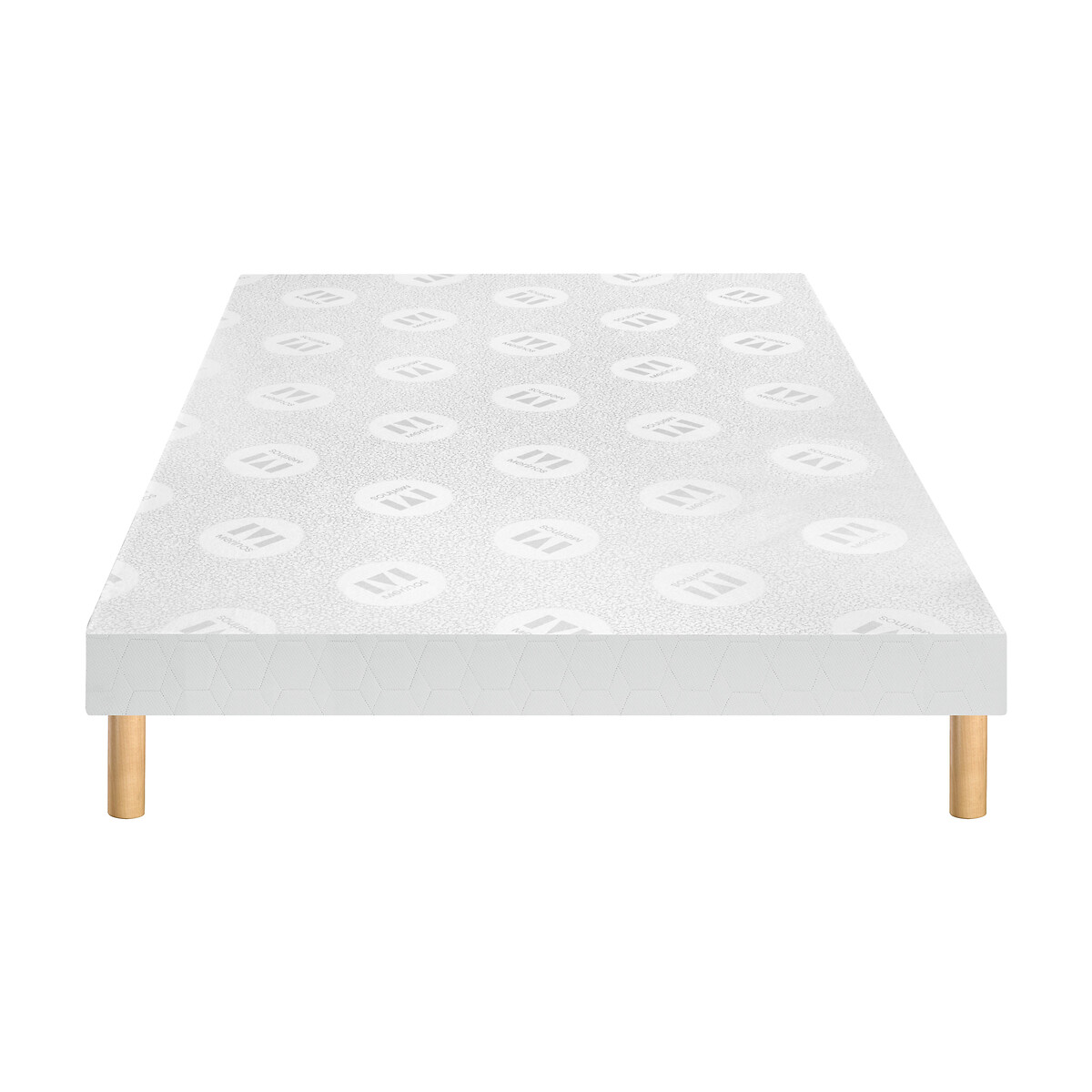 Sommier tapissier Twist blanc, MERINOS