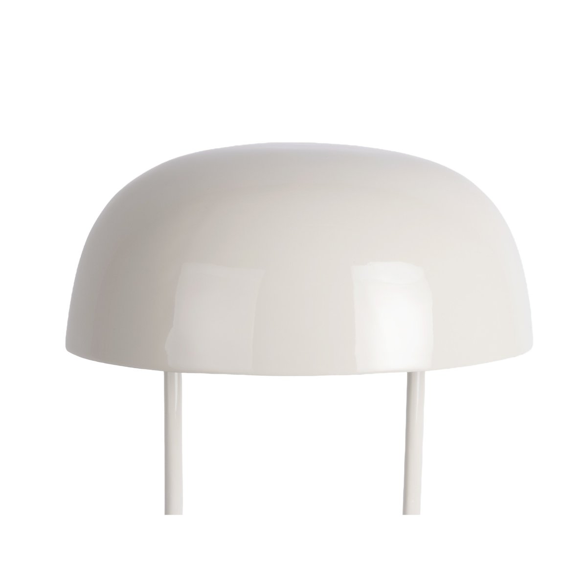 Lampe De Table Métal CADIZ OVOID blanc cassé, LEITMOTIV
