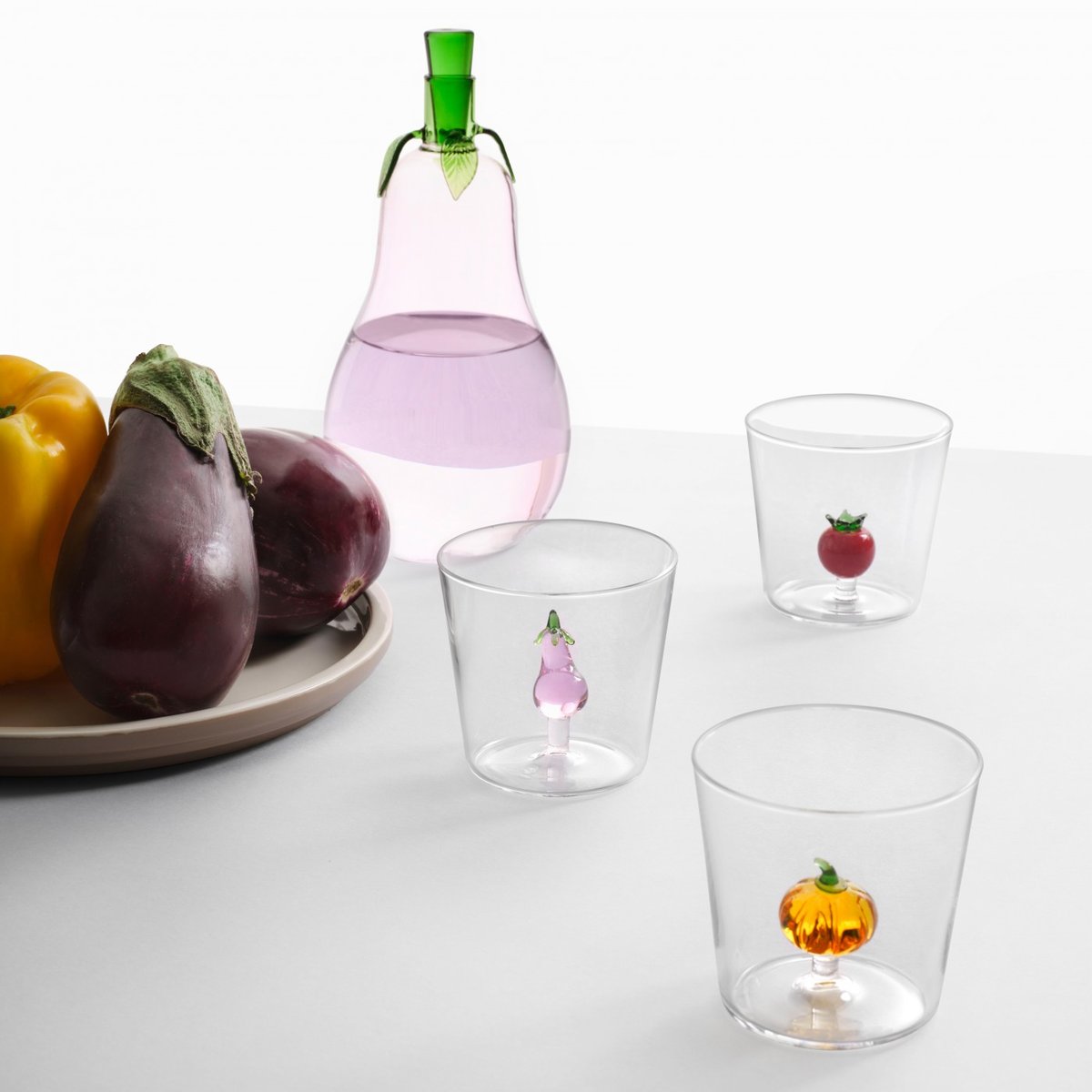 Bouteille Aubergine Vegetables transparent, ICHENDORF