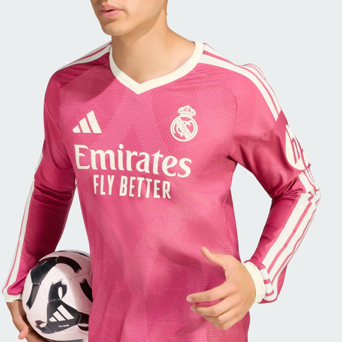 Maillot Manches Longues Third Real Madrid Authentique Maillot Manches Longues Third Real Madrid Authentique wild pink, adidas Performance