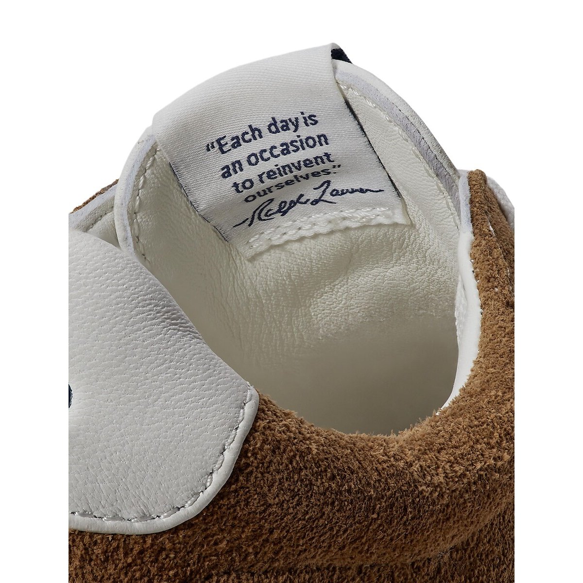 Baskets en cuir Tread Low camel, POLO RALPH LAUREN