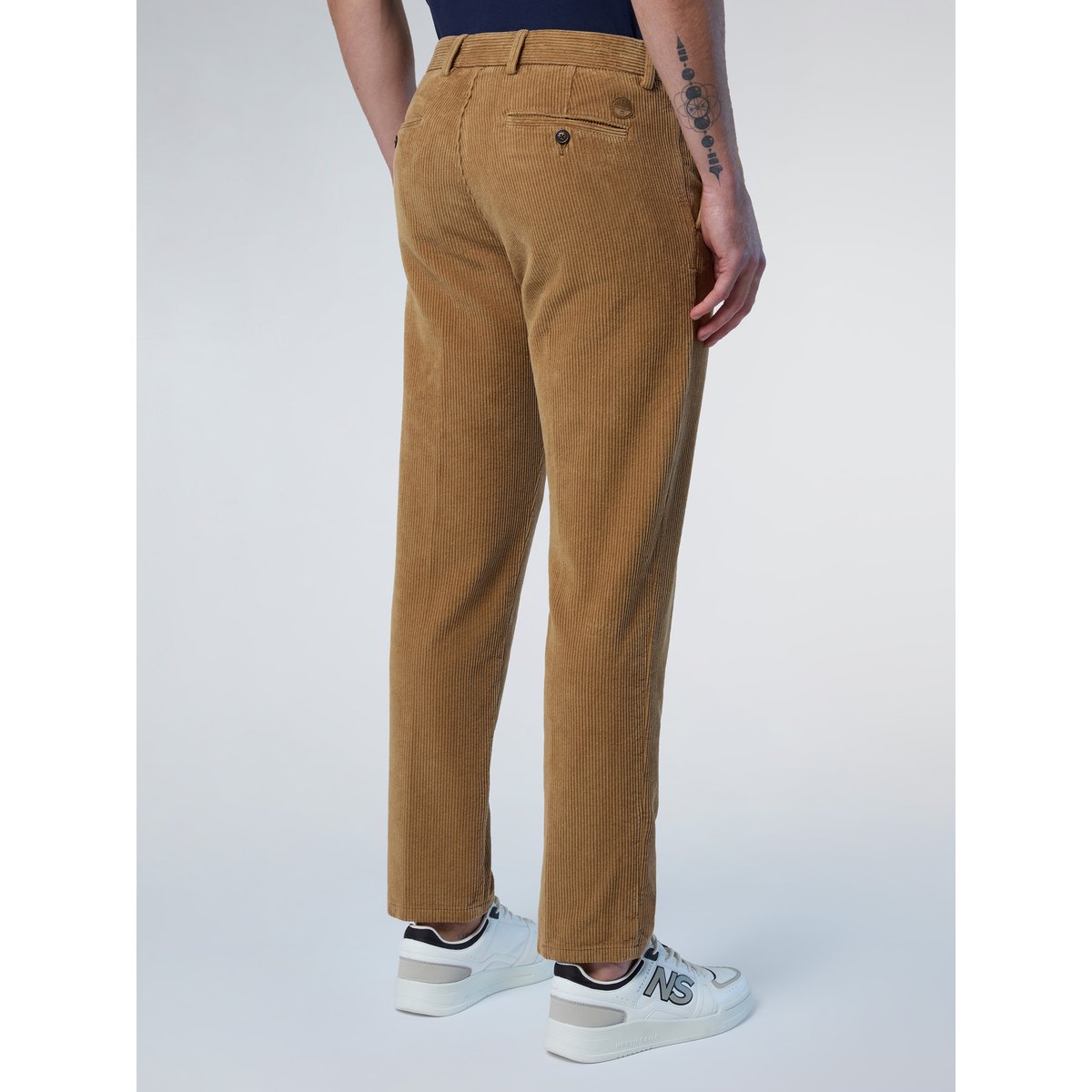 Chino Defender en velours côtelé pont marron, NORTH SAILS