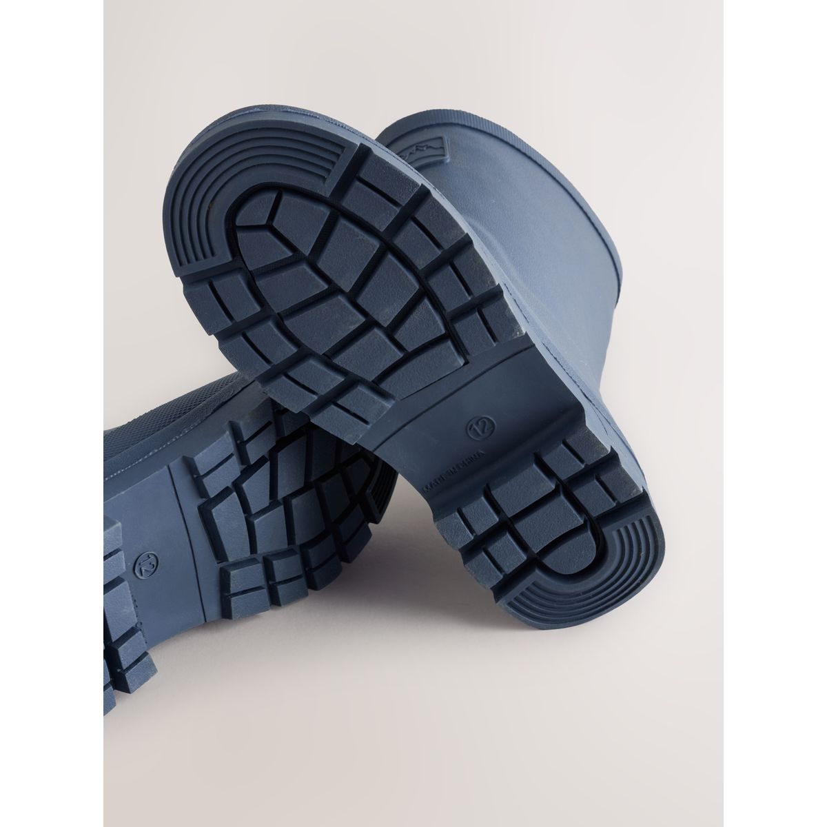 Bottes en caoutchouc doublées bleu marine, NEXT