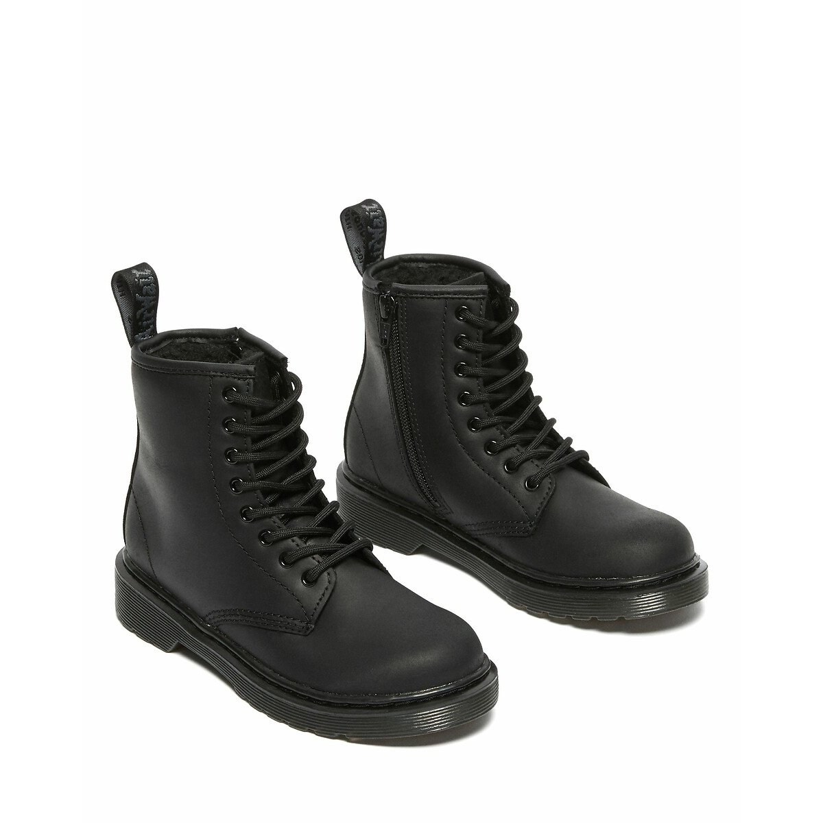 Boots en cuir 1460 Junior Serena Mono noir, DR. MARTENS