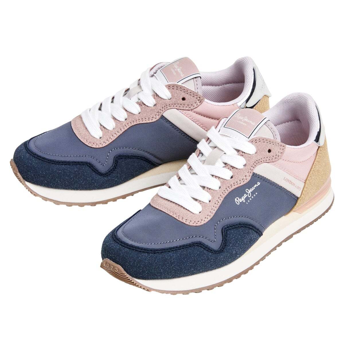 Baskets Combinées bleu jean foncé, PEPE JEANS