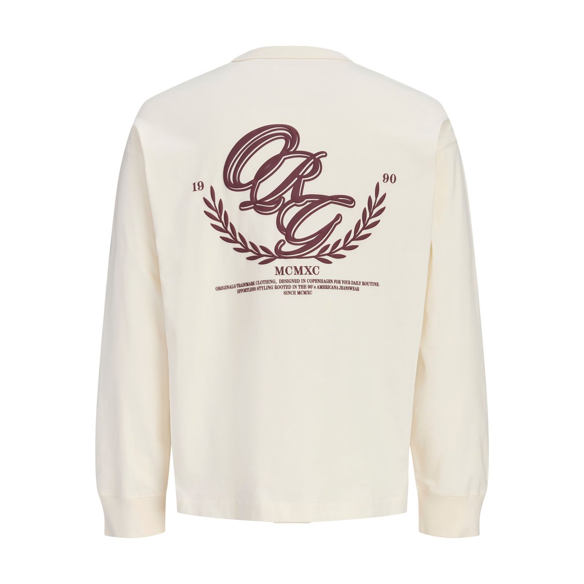 T-Shirt À Manches Longues antique white, JACK & JONES