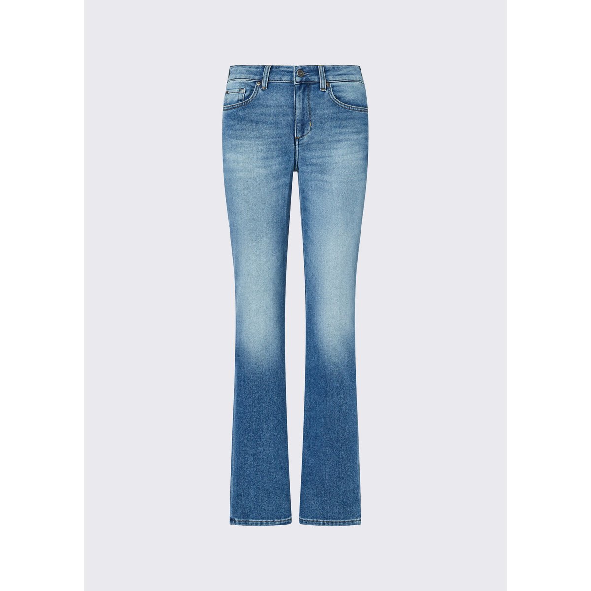Jean slim taille haute denim clair, LIU JO
