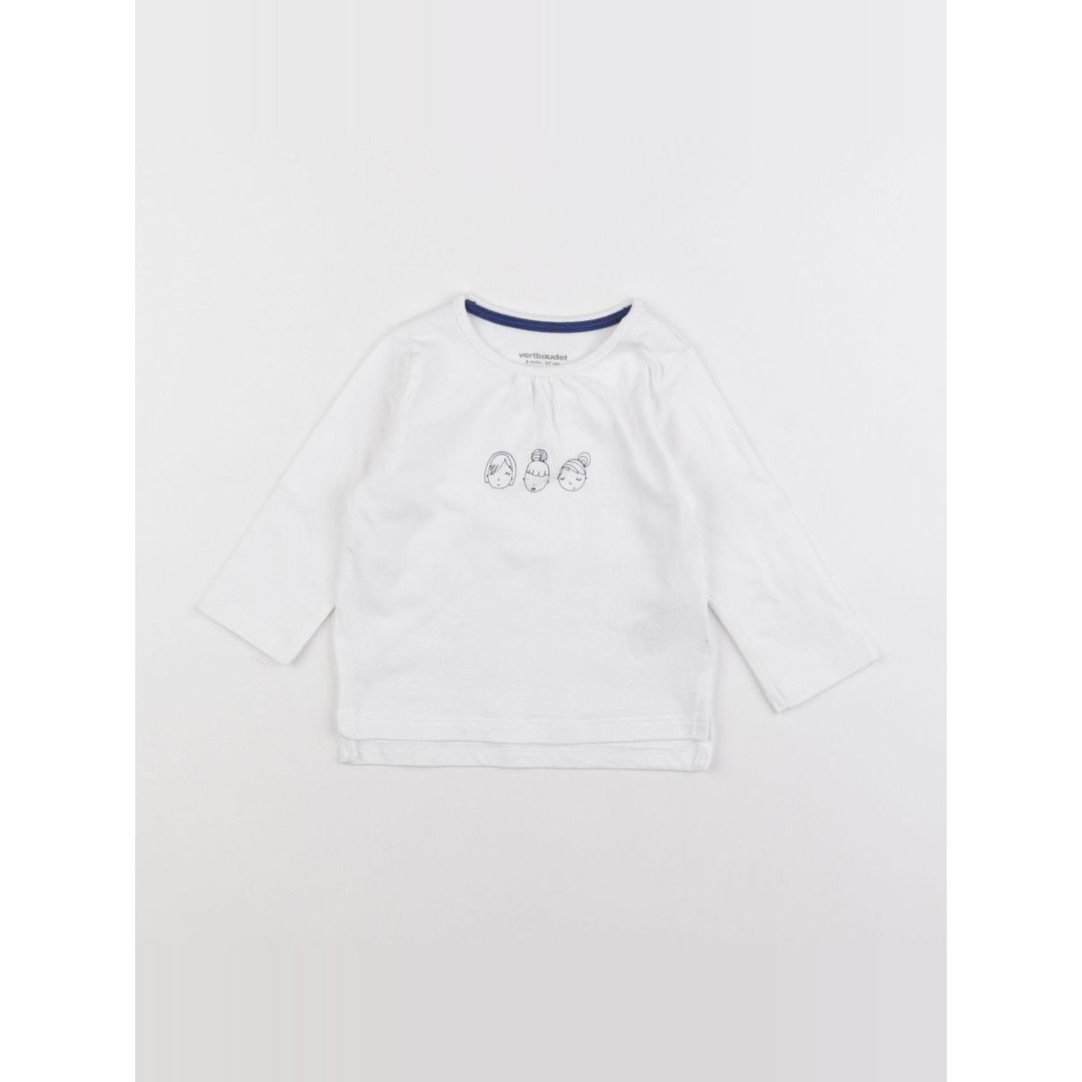 Tee-shirt - Très bon état blanc, VERTBAUDET