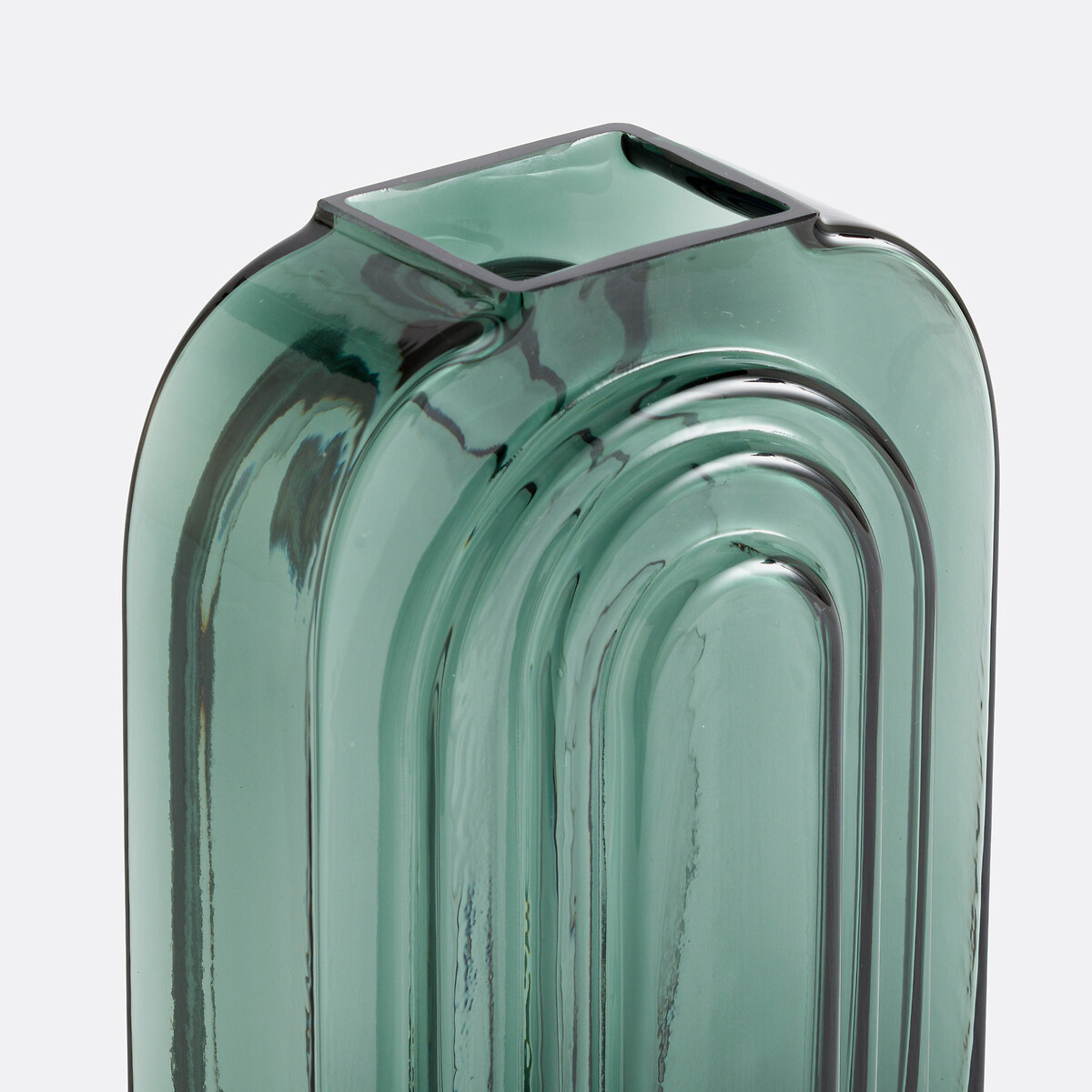 Vase en verre H25 cm, Arkenvia vert, LA REDOUTE INTERIEURS
