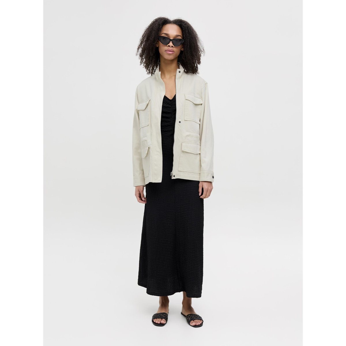 Veste Utilitaire bone white, JJXX