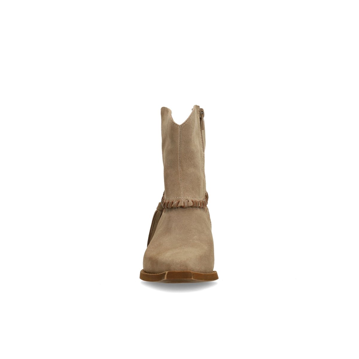 Santiags en cuir beige, SACHA