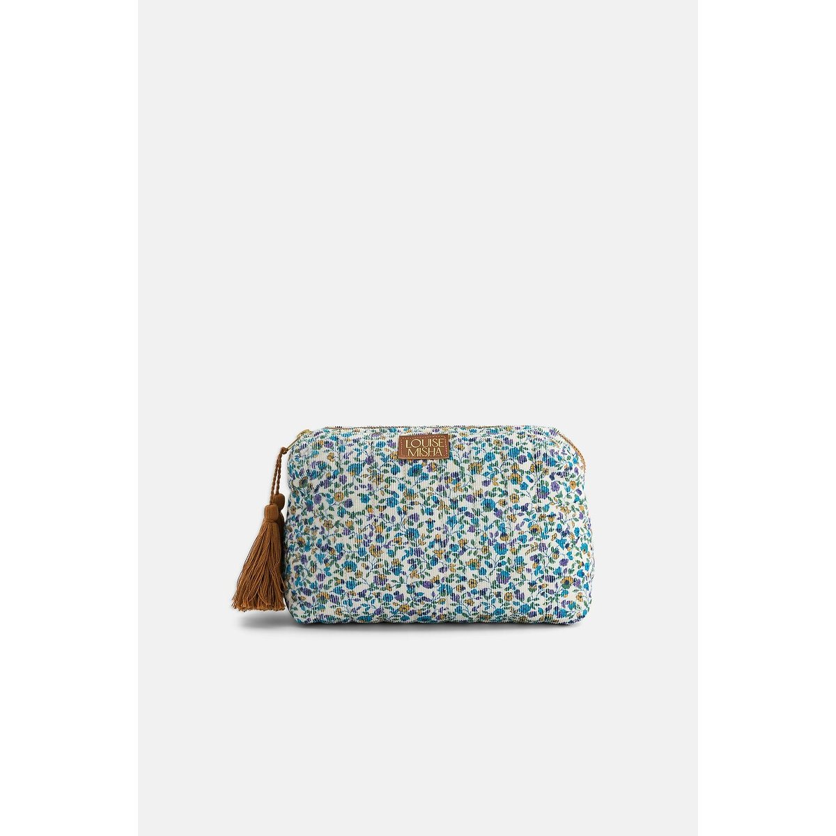 Teiki Floral Wash Bag light blue print, LOUISE MISHA