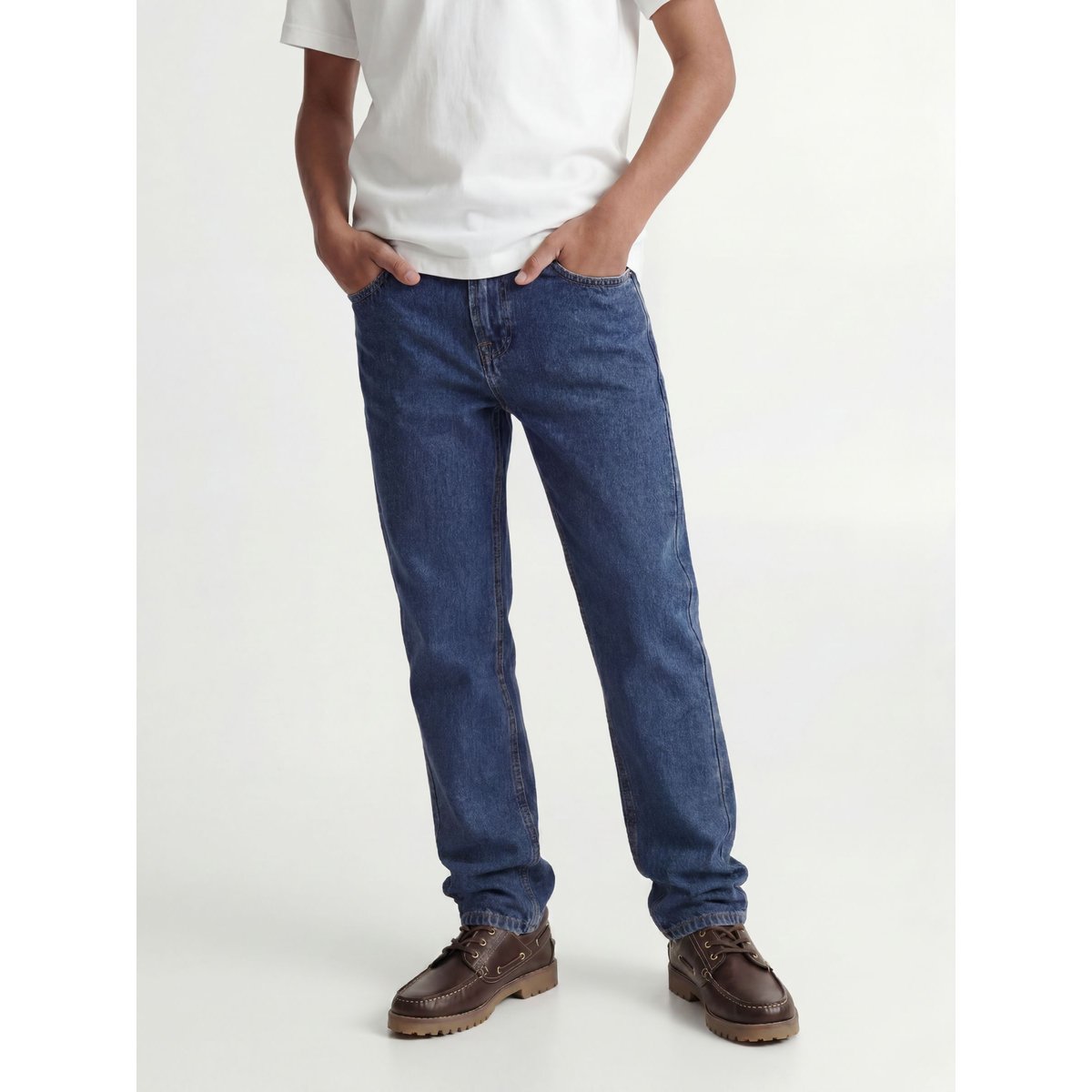 Jean Coupe Décontractée blue denim, JACK & JONES JUNIOR