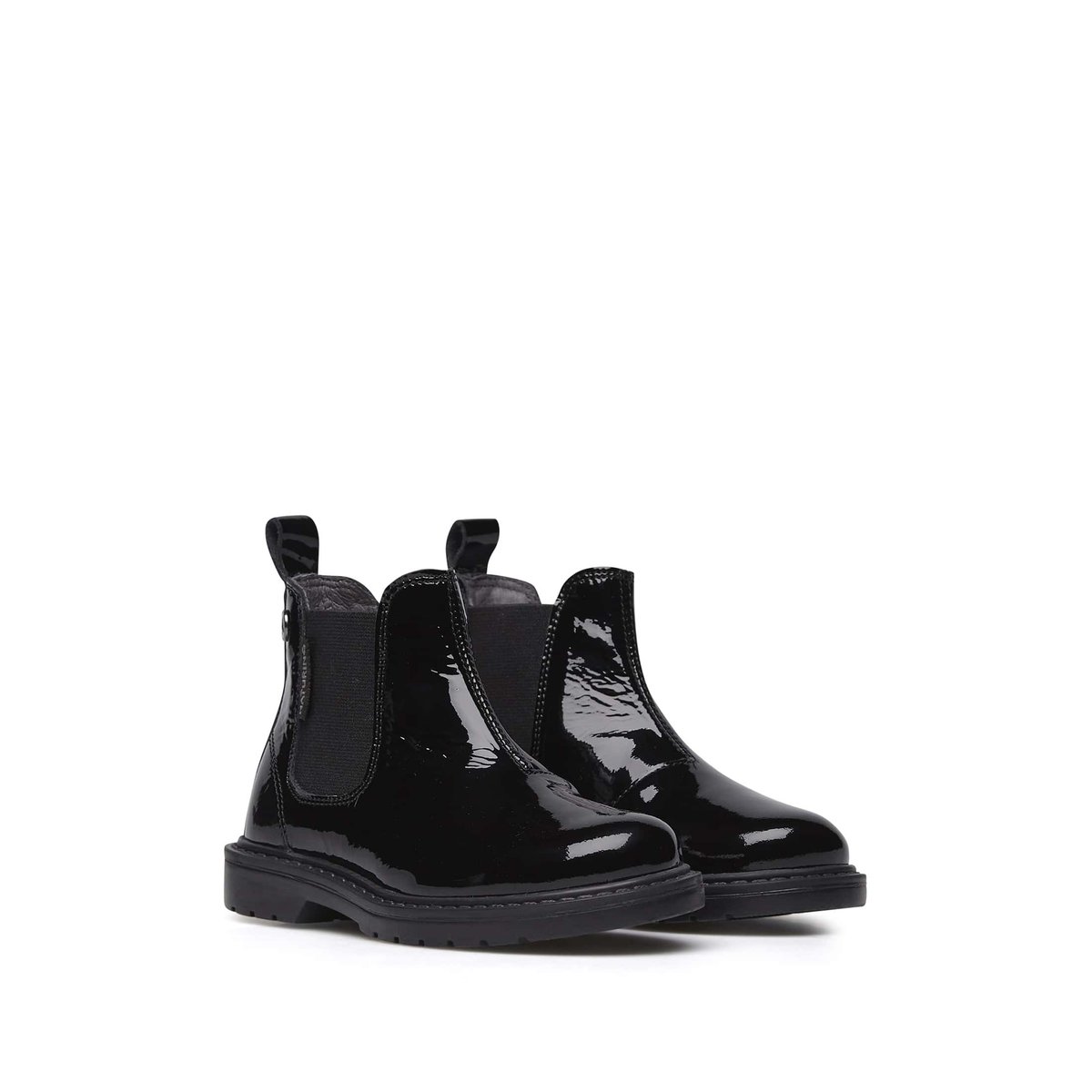 Bottines En Vernis Piccadilly noir, NATURINO