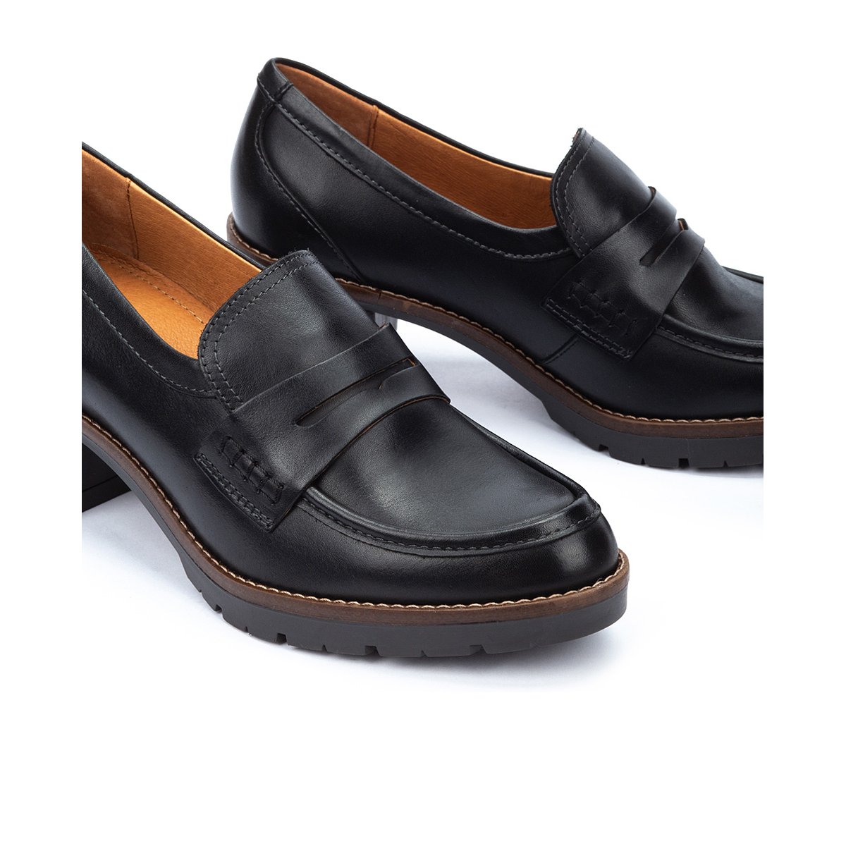 Chaussures à talon cuir Llanes black, PIKOLINOS