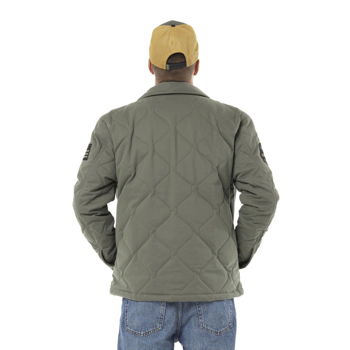 Veste coton HARPER kaki/noir, VON DUTCH
