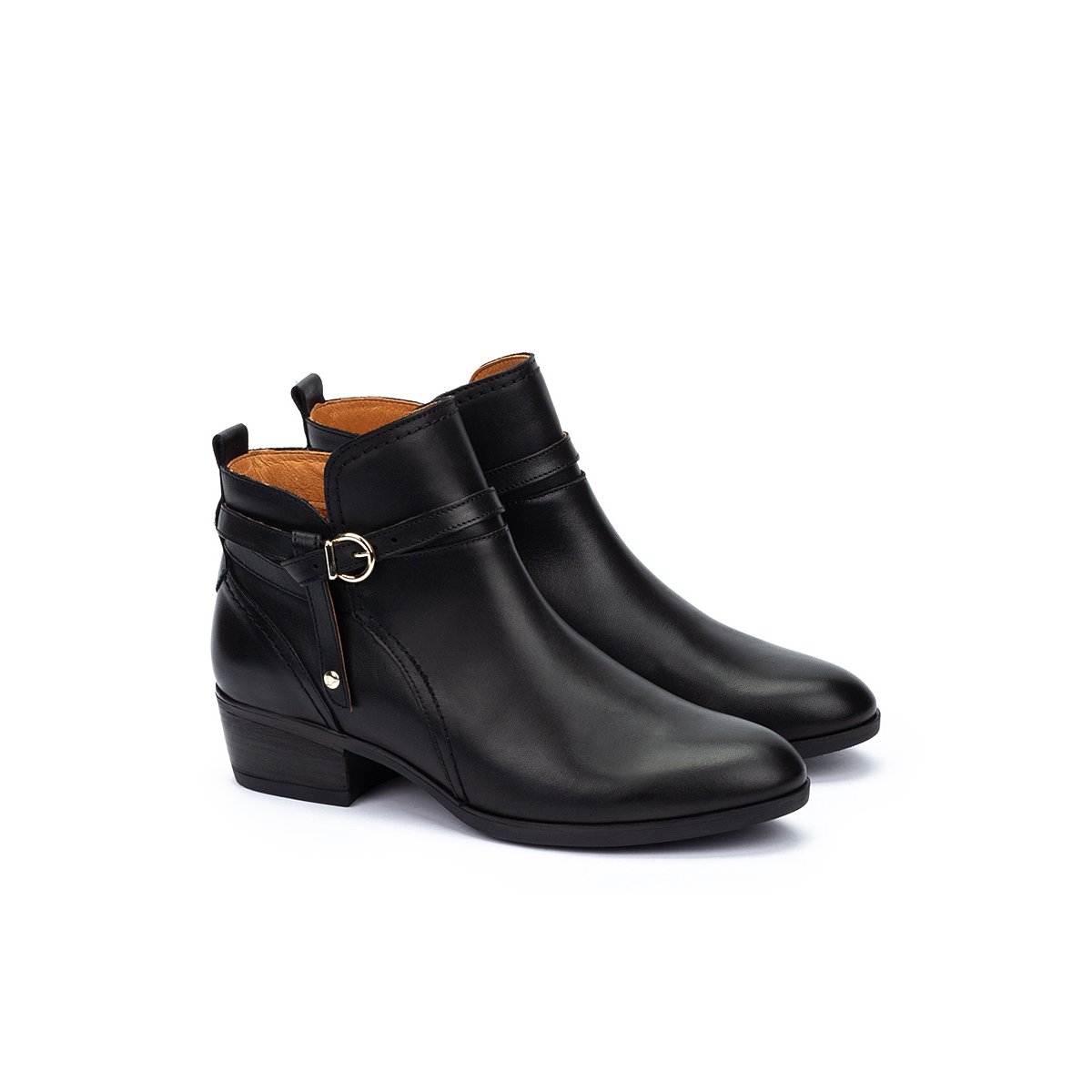 Bottines à talon cuir Daroca black, PIKOLINOS