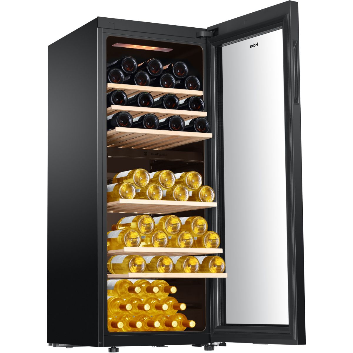 Cave à vin vieillissement WINE BANK 50 SERIES 7 - HWS77GDAU1 noir, HAIER