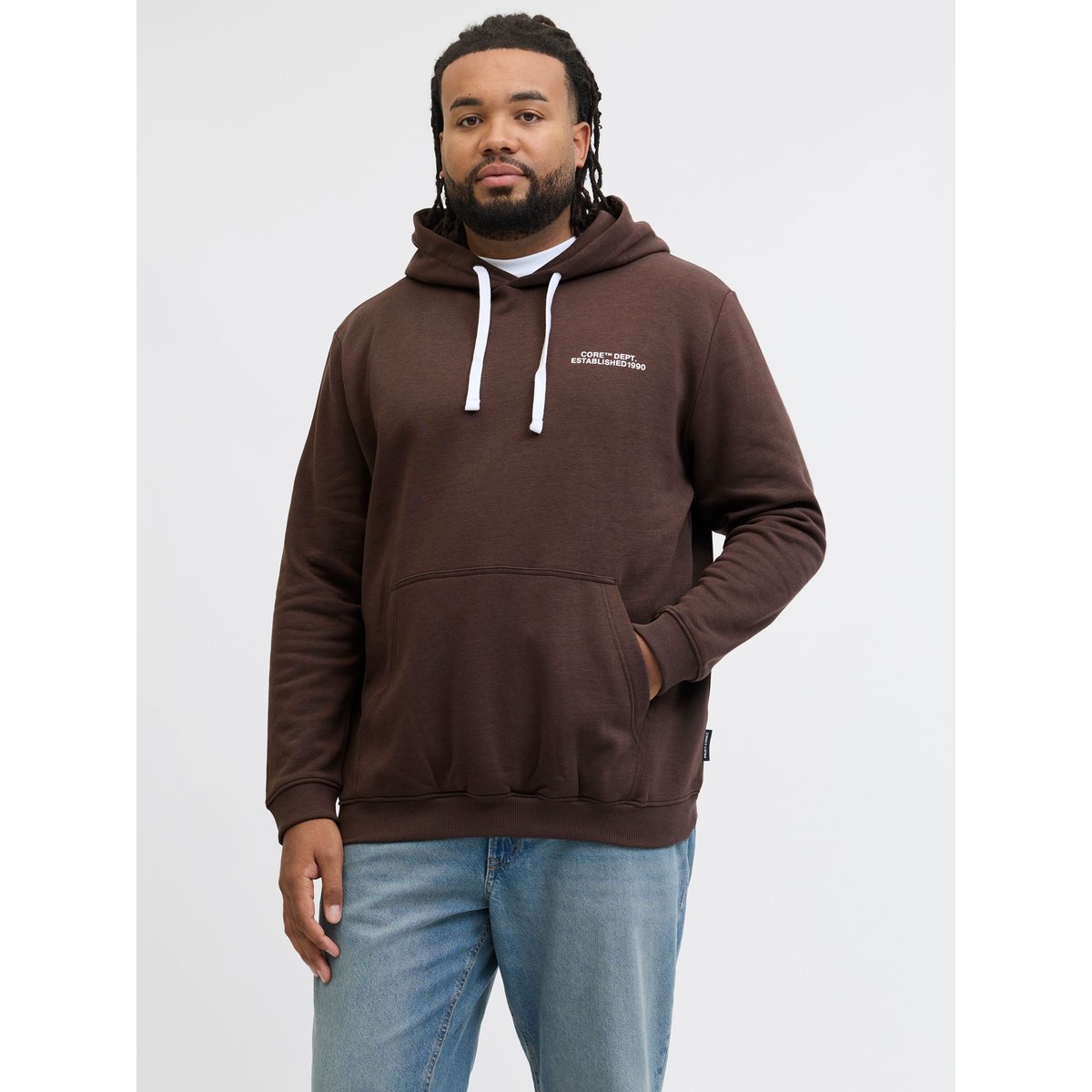 Sweat À Capuche seal brown, JACK & JONES
