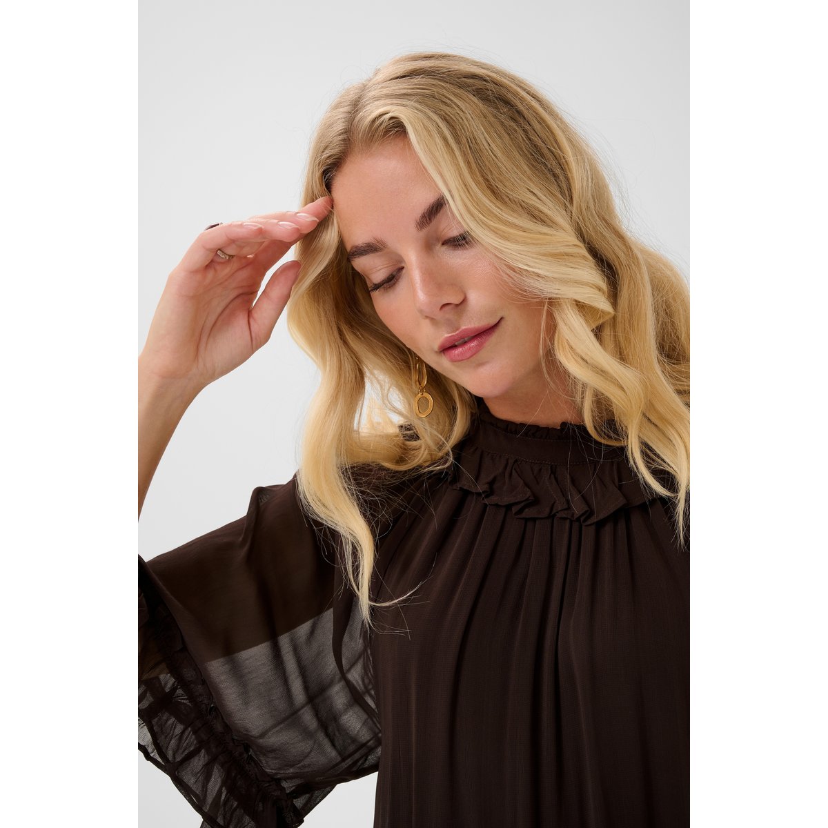 Robe marron java, CREAM