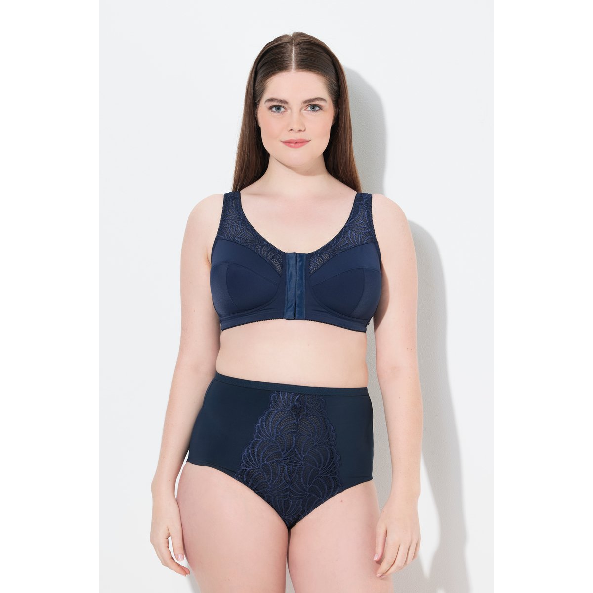Soutien-gorge de maintien, sans armatures bleu nuit, ULLA POPKEN